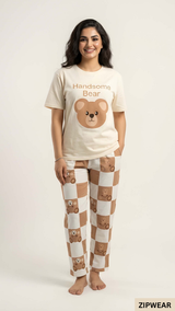 Handsome Bear - PJ Suit