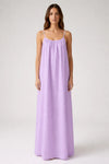 Stunning Backless Maxi Dress - Lilac